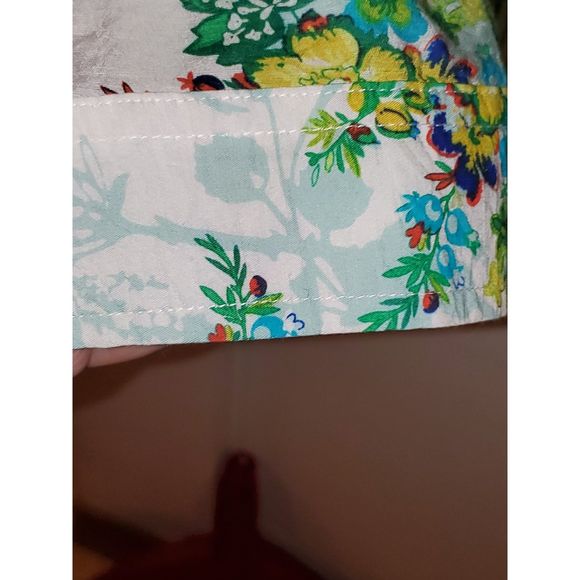 VanHuesen Women's Floral Print Button Up Blouse Long Sleeves Size XL - Picture 9 of 14